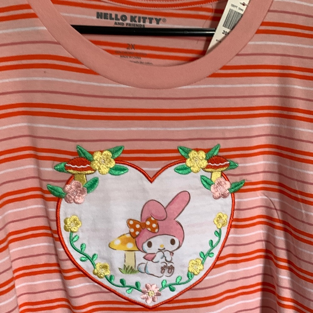 Hello Kitty striped tee